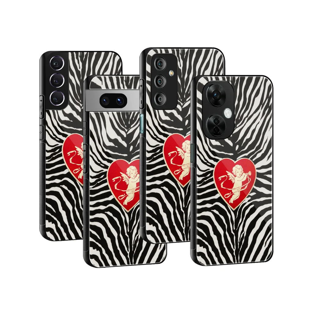 Zebra Crush Phone Cover | Glass Case