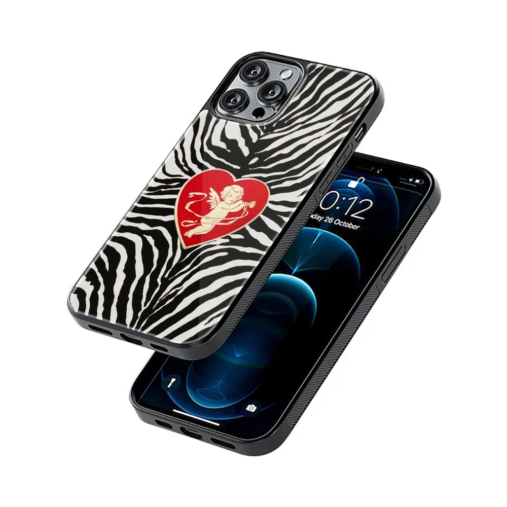 Zebra Crush Phone Cover | Glass Case