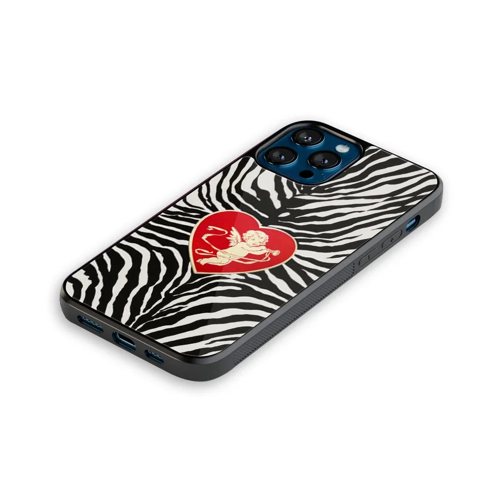 Zebra Crush Phone Cover | Glass Case