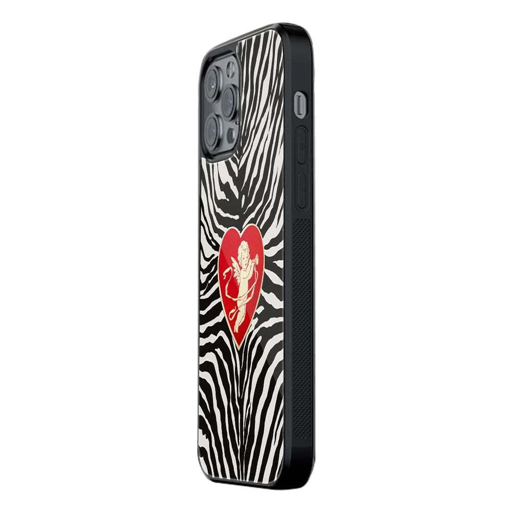 Zebra Crush Phone Cover | Glass Case